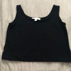 St. John basic knit tank, petite black